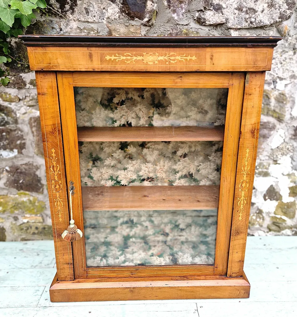 Victorian Walnut Pier Cabinet- Circa 1860 - Image 1