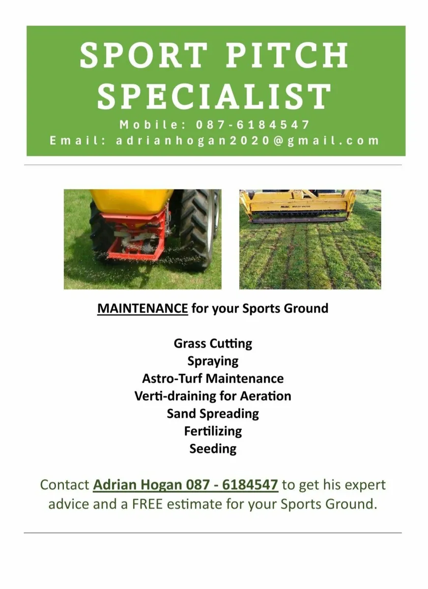 Sports Ground MAINTENANCE