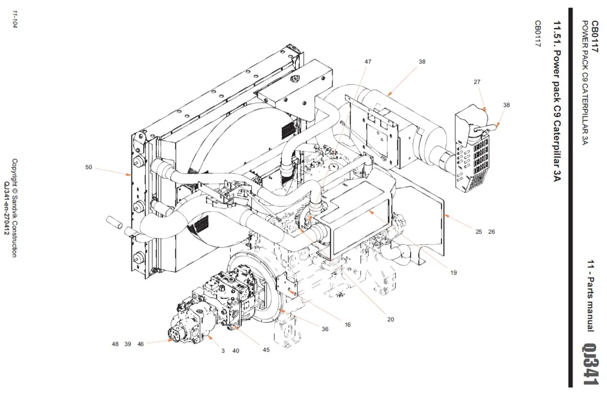 Danfoss Pump on Sandvik QJ341 HP8834,10-24-1131 - Image 2