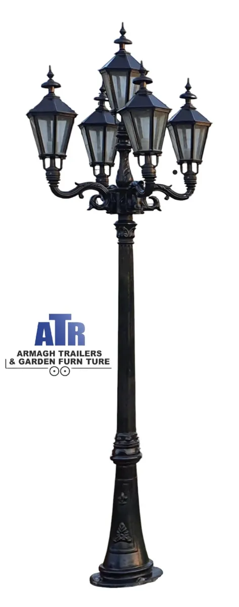 Cast garden lamps garden lights - Image 2
