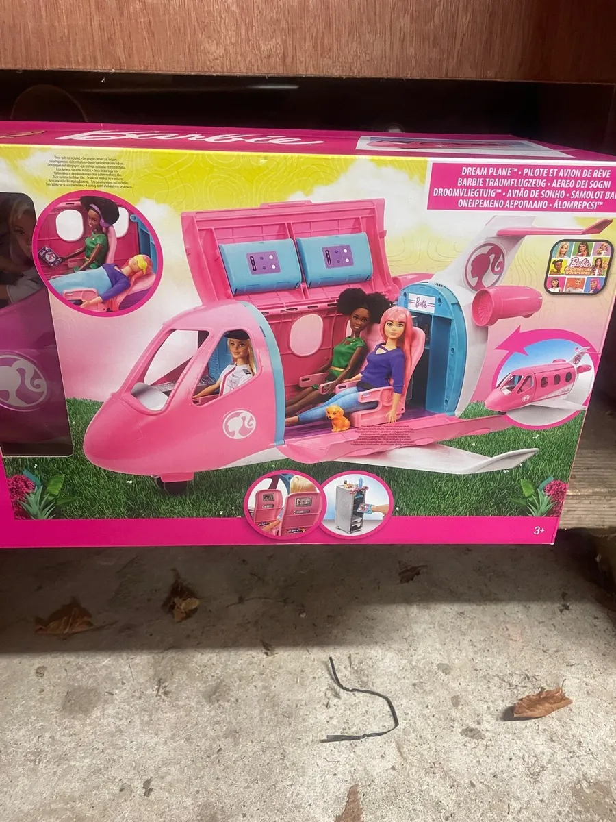 Brand new child’s barbie airplane and hostess - Image 1