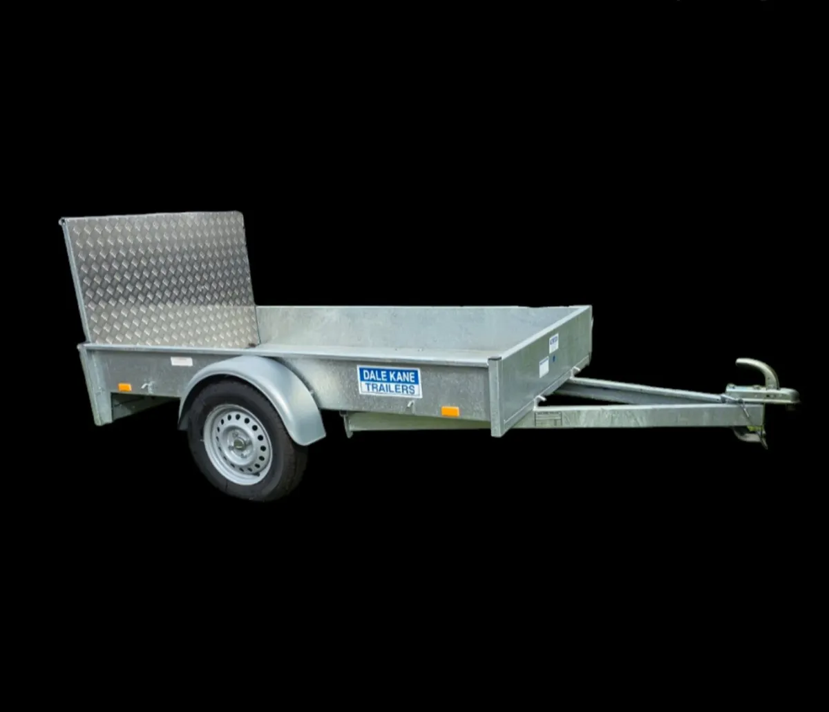 New Dale kane 7x4ft trailer rear ramp steel floor - Image 1