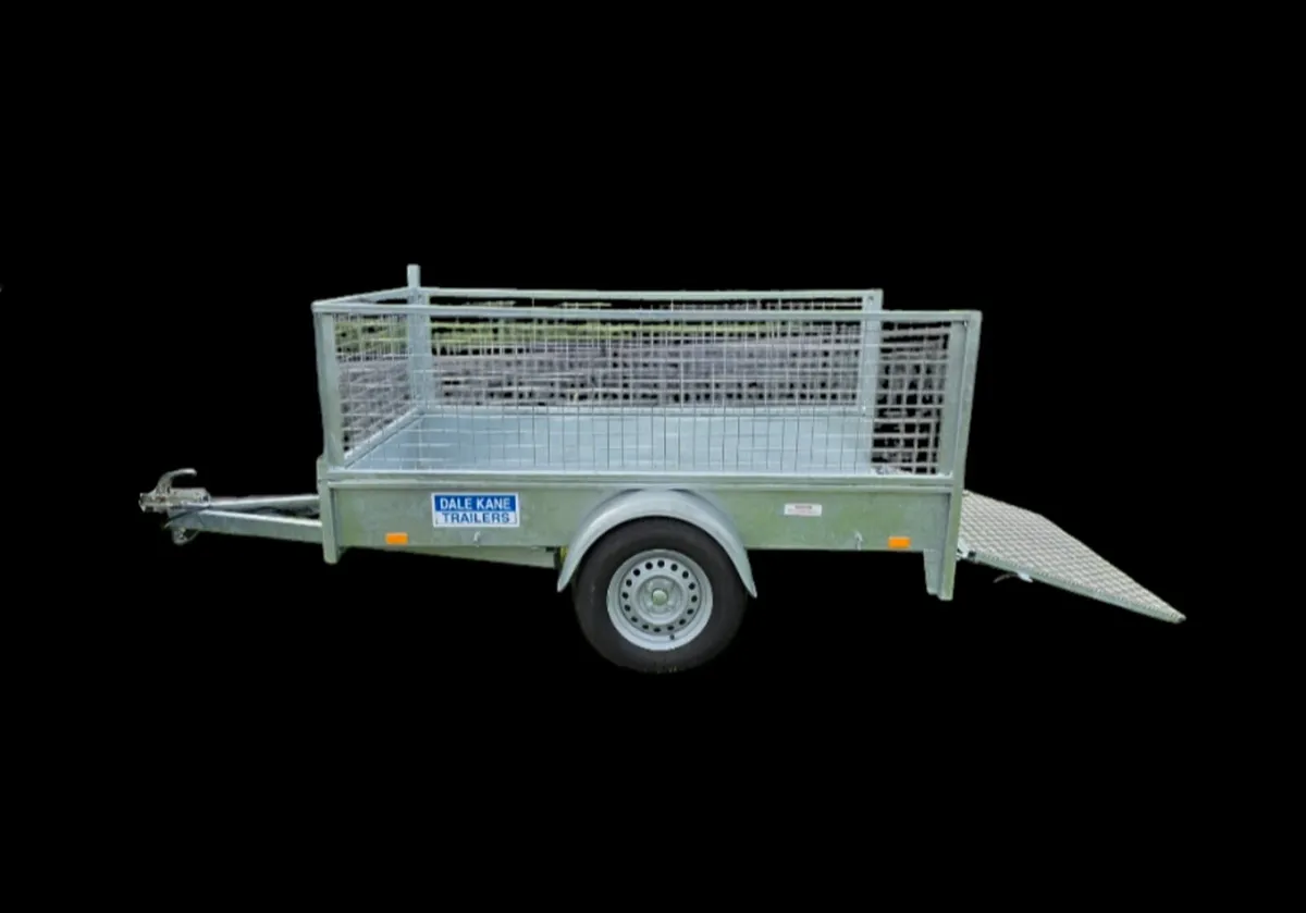 New Dale kane 7x4ft trailer rear ramp steel floor - Image 2