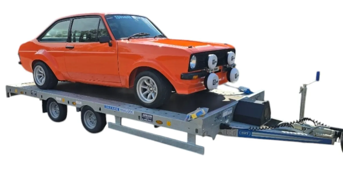 Dale kane 14x6 flatbed recovery transport trailer - Image 2