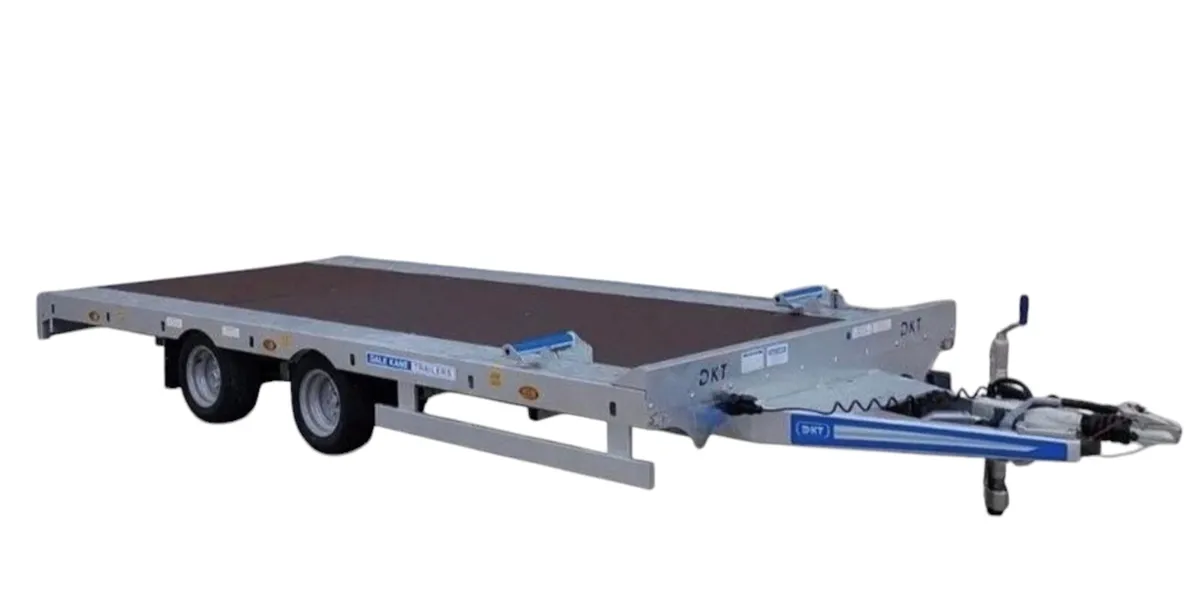 Dale kane 14x6 flatbed recovery transport trailer - Image 3