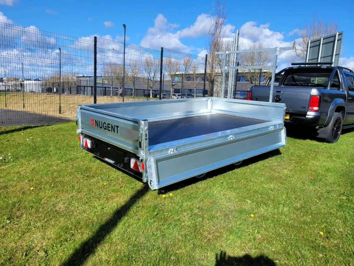 Nugent 10x6 builders dropside trailer leds spare - Image 3