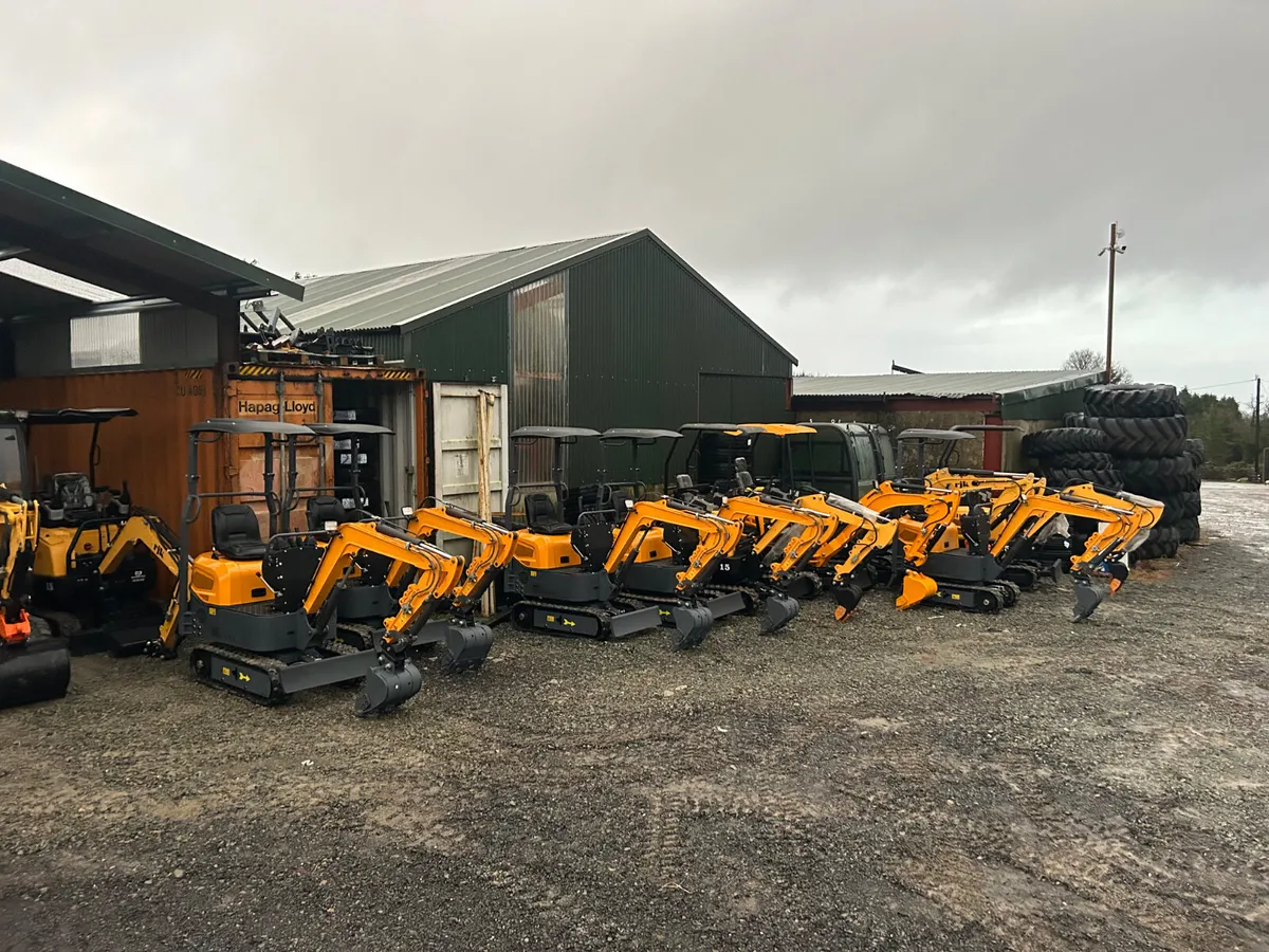 RJK  mini diggers  financing arranged - Image 2