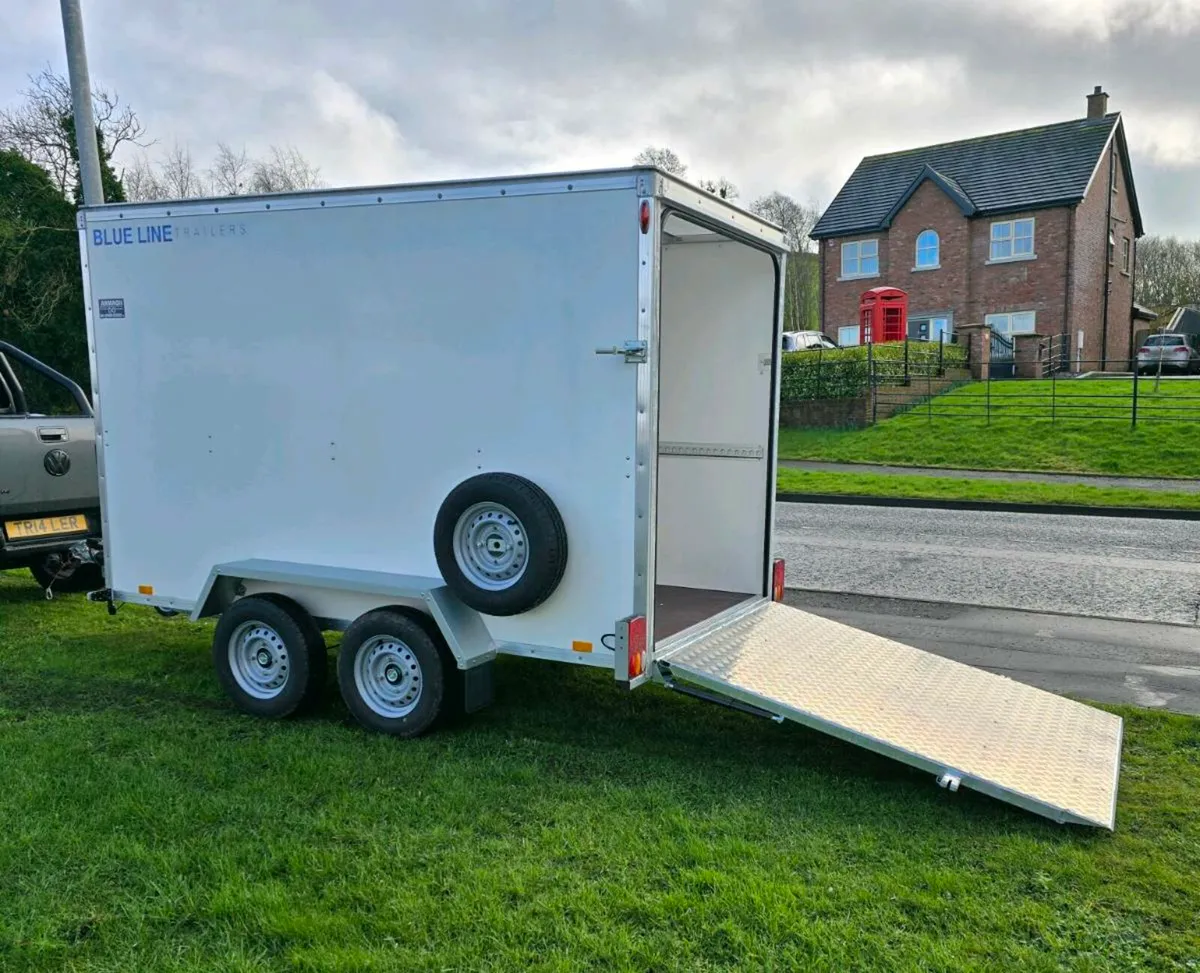 Indespension 10x5 box van trailer rear ramp door - Image 1