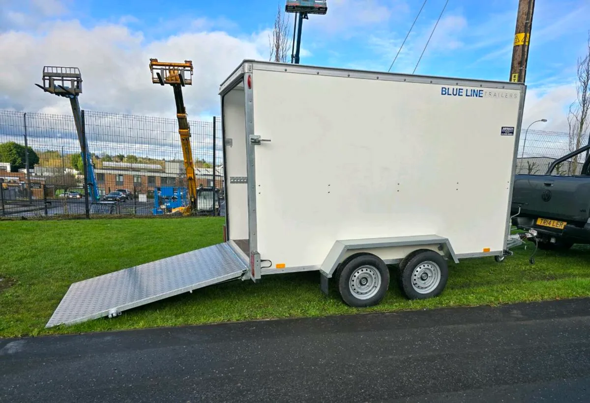 Indespension 10x5 box van trailer rear ramp door - Image 4