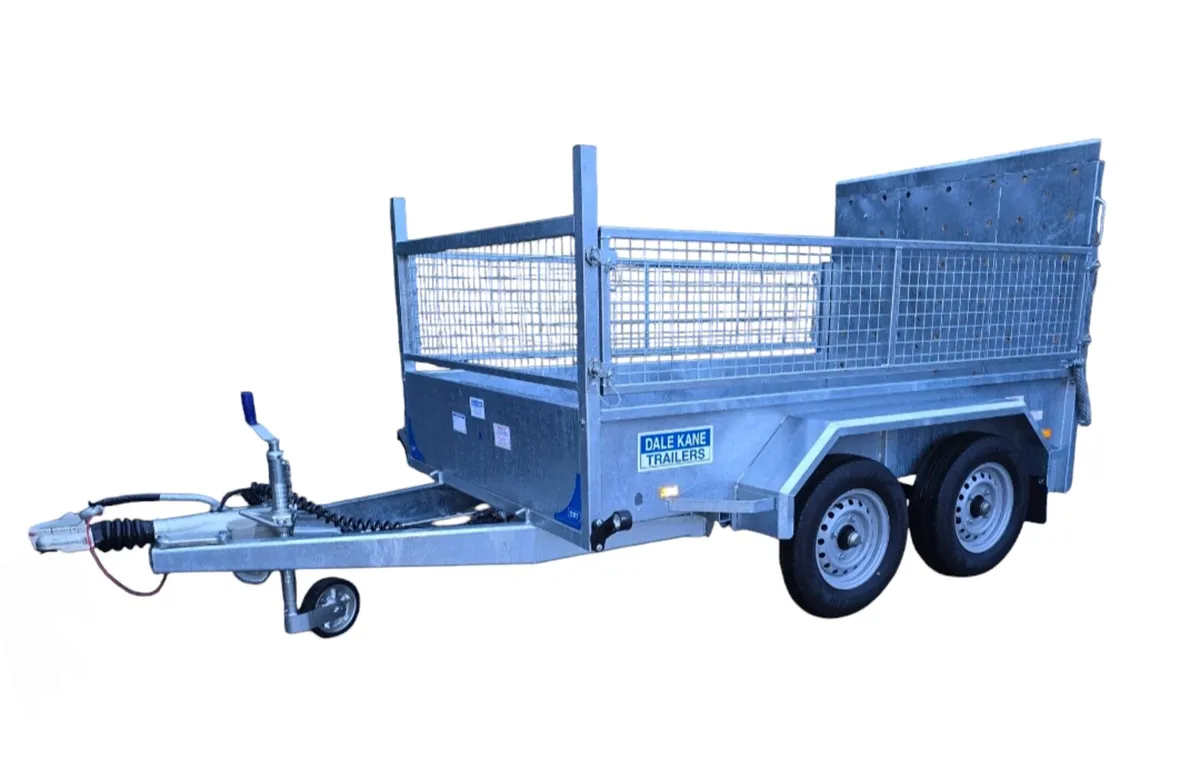 Dale kane 8x4ft twin axle trailer meshsides & ramp - Image 4