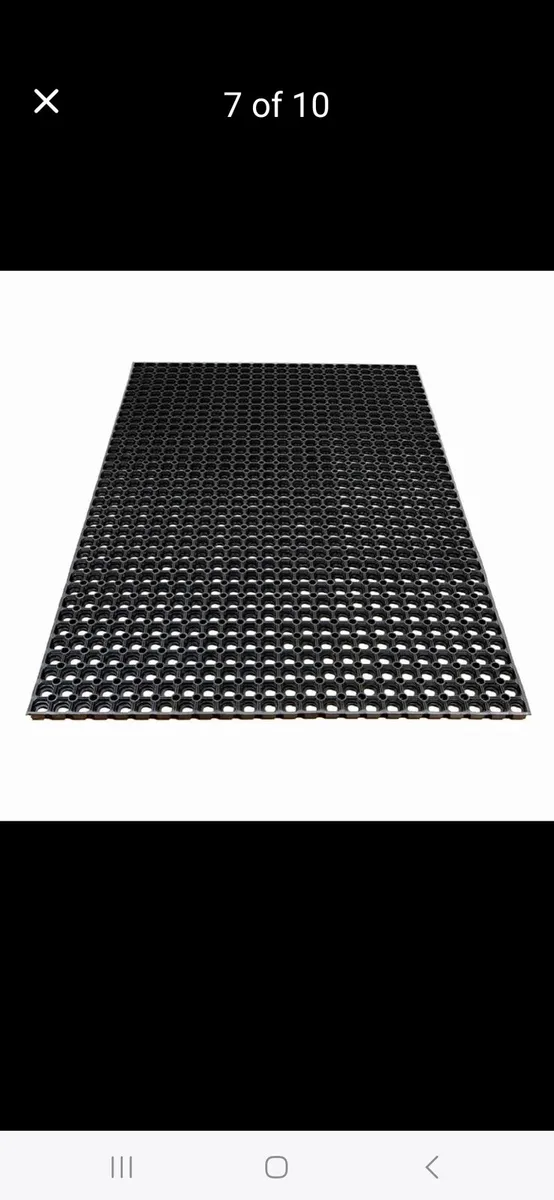 Rubber work mats anti fatigue work station floorin - Image 1