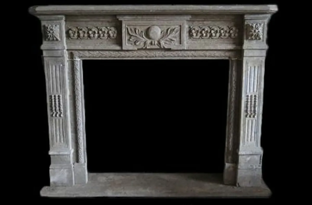Limestone Fire Place - Image 1