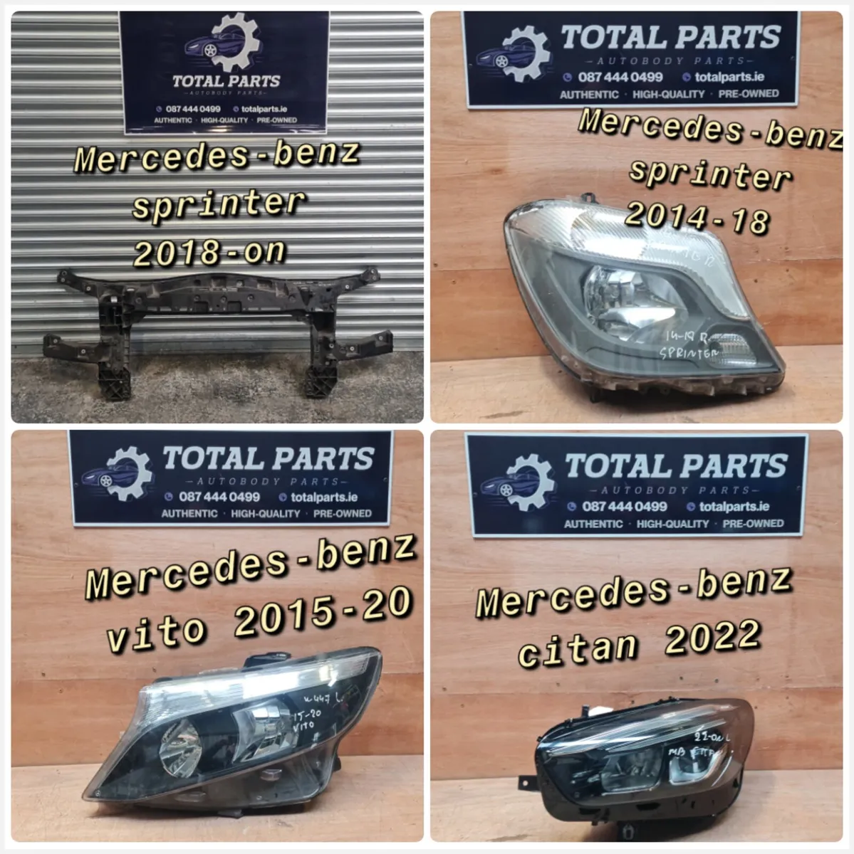 Mercedes-GLA,GLC,GLE,EQC,SPRINTER, CITAN PARTS - Image 4