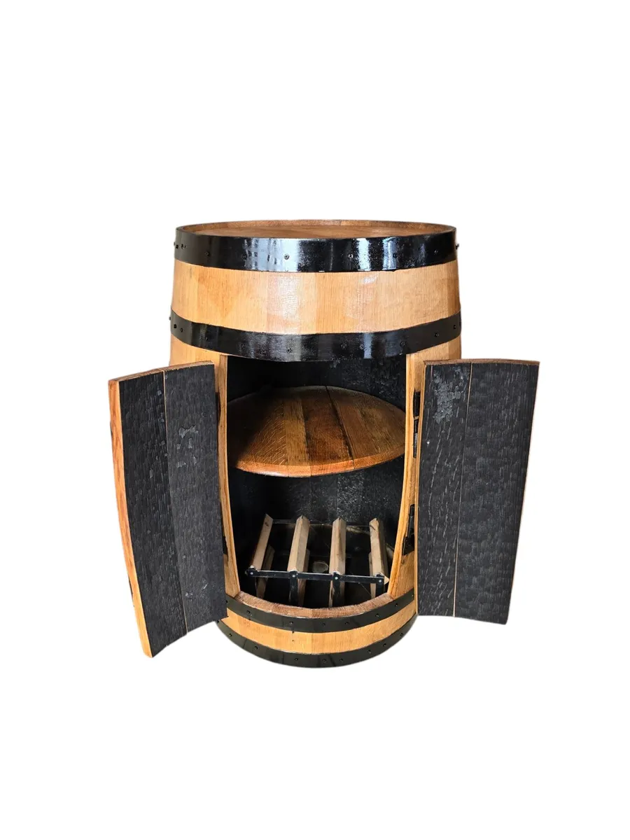 Oak barrel drinks cabinet suit man cave gamesroom - Image 1