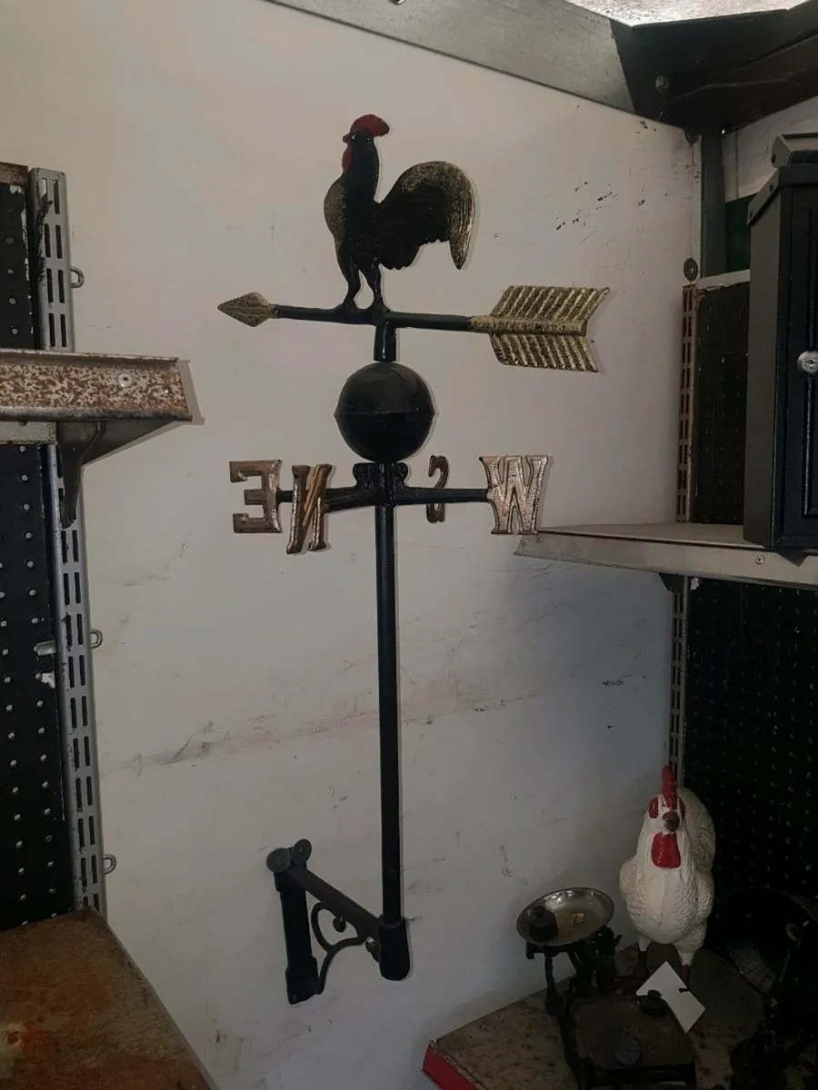 Cast iron weather vanes wall mounted - Image 3