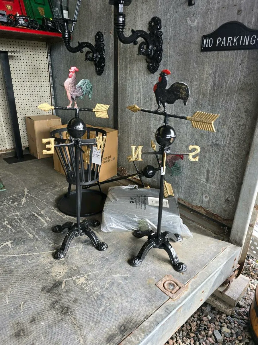 Cast iron weather vanes wall mounted - Image 4