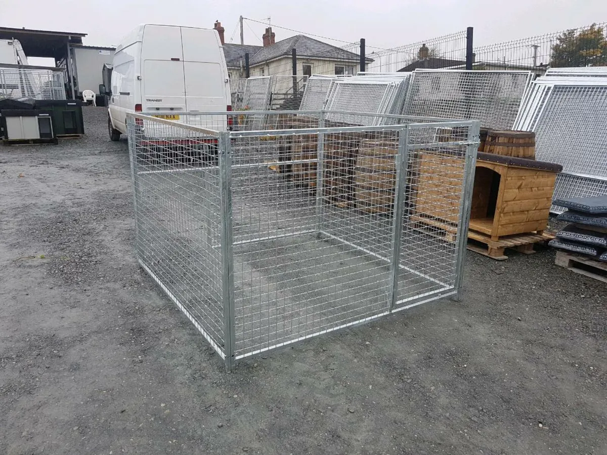 New galvanised puppy pens cages and kennels - Image 2
