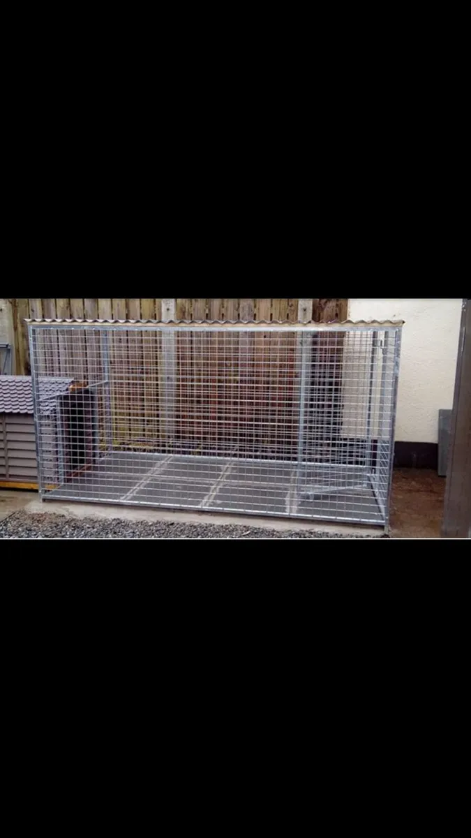 New galvanised puppy pens cages and kennels - Image 3