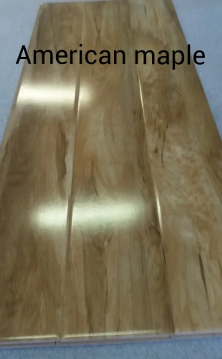 New High gloss 12.3mm Walnut &,Grey floor - Image 2