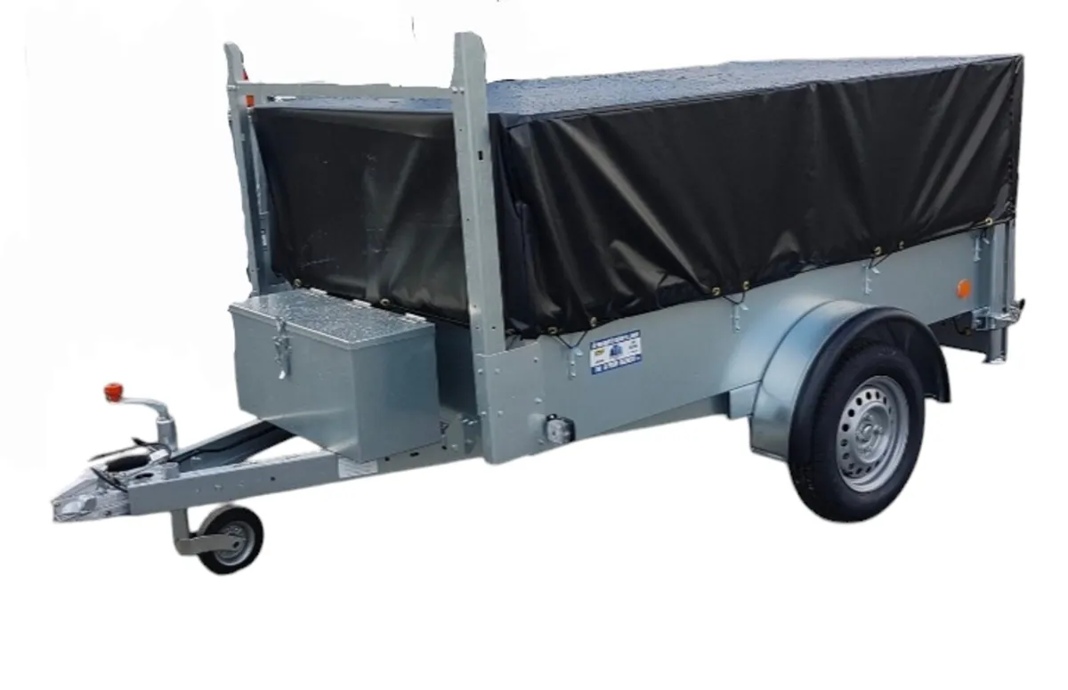 8x4ft GALVANISED MESHSIDED TRAILER REAR RAMP DOOR - Image 2