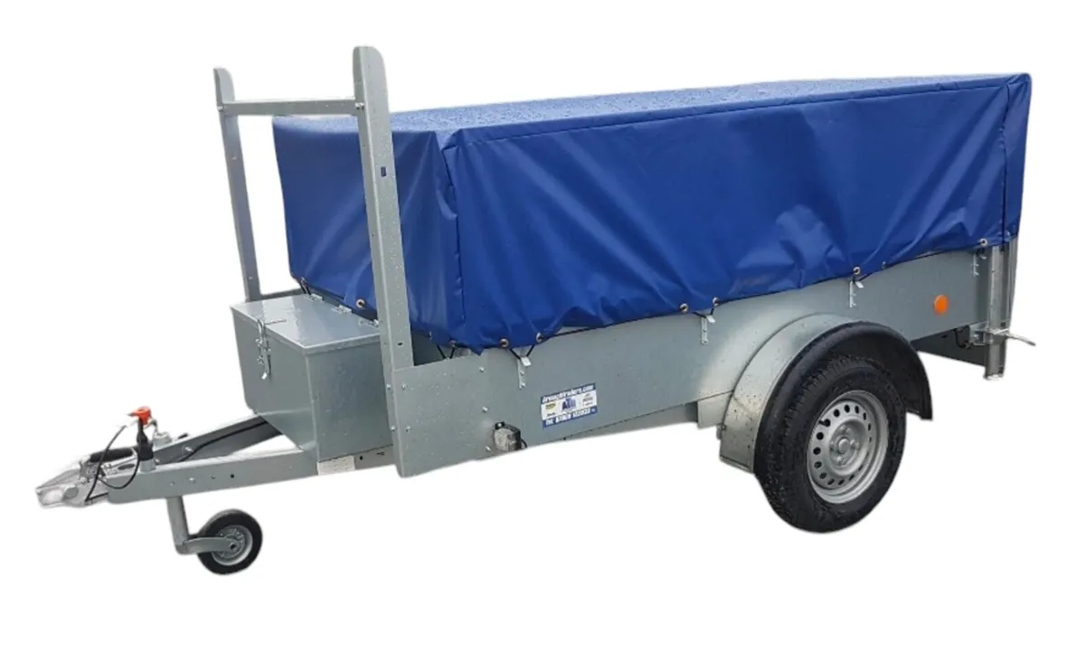 8x4ft GALVANISED MESHSIDED TRAILER REAR RAMP DOOR - Image 3