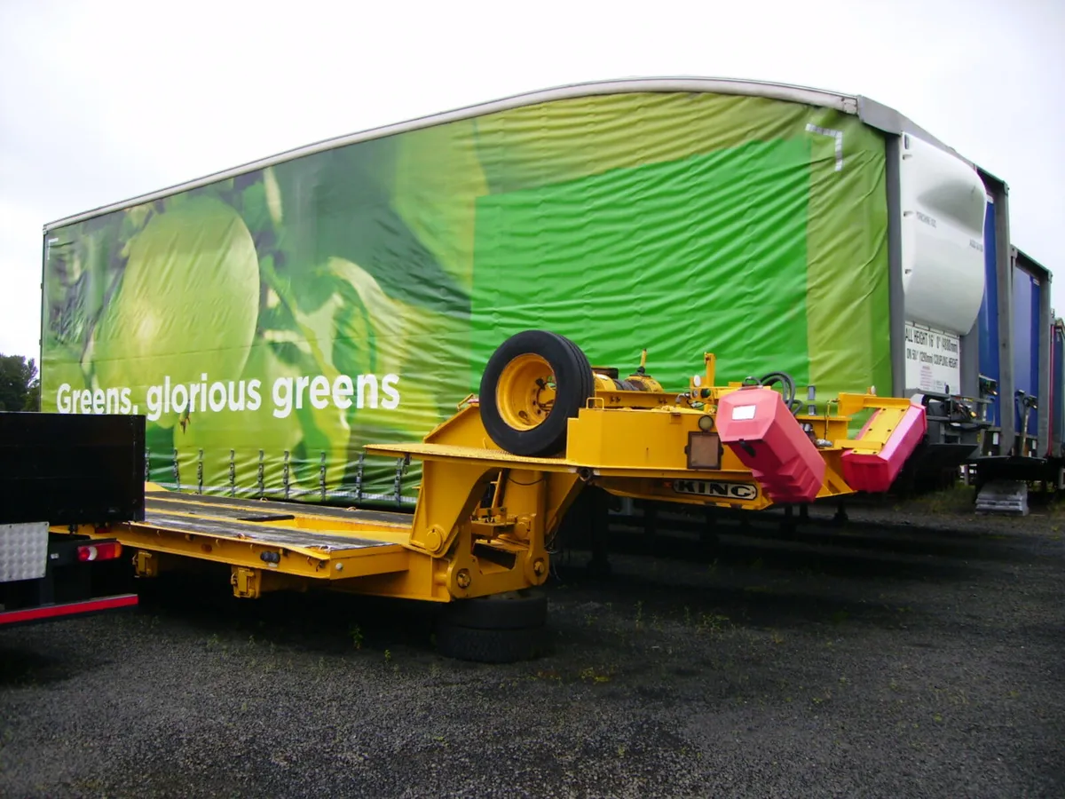 lorry  cartwright double deck courtainside trailer - Image 1