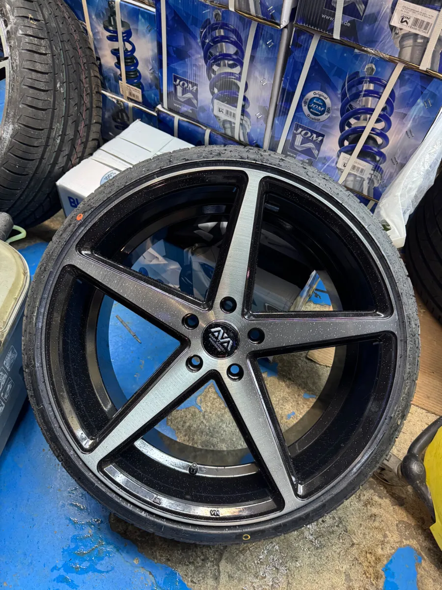20” 5x120 ava alloys and tyre bmw f10 f30