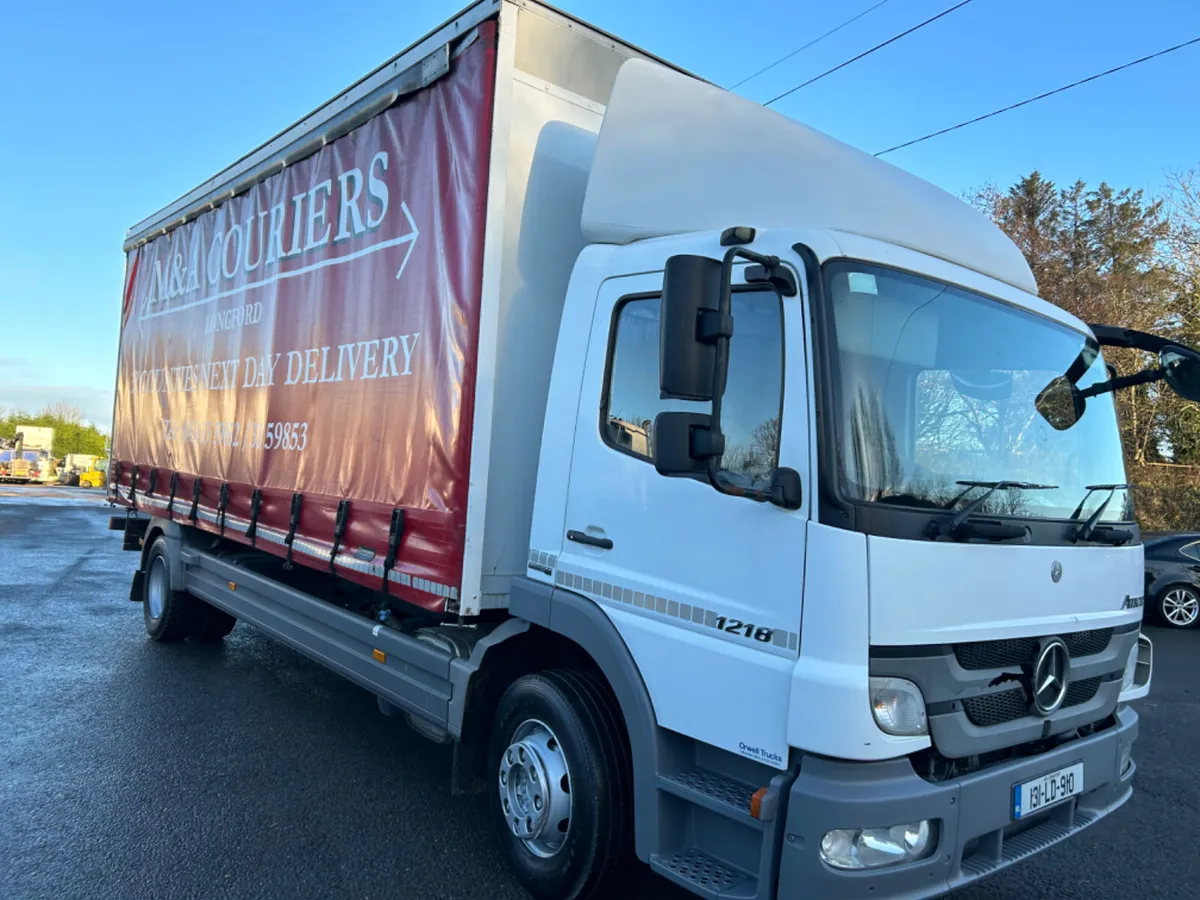 2013 Mercedes Atego 1218 12 ton Curtainsider lift - Image 3