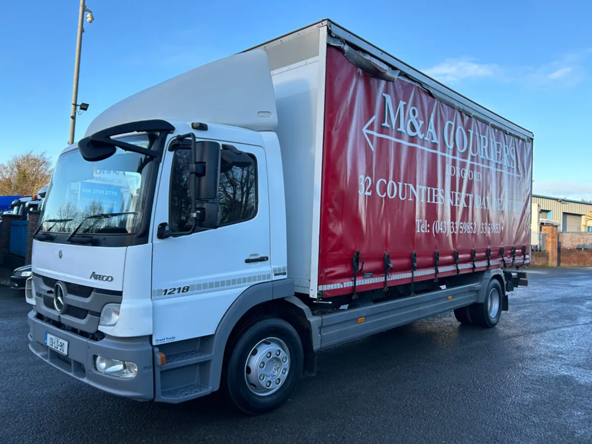 2013 Mercedes Atego 1218 12 ton Curtainsider lift - Image 1