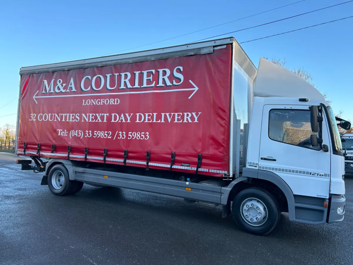 2013 Mercedes Atego 1218 12 ton Curtainsider lift - Image 4