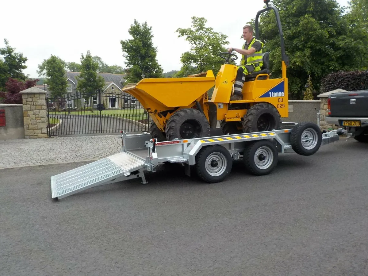 Nugent 10x6ft builders plant digger roller 3.5ton - Image 1