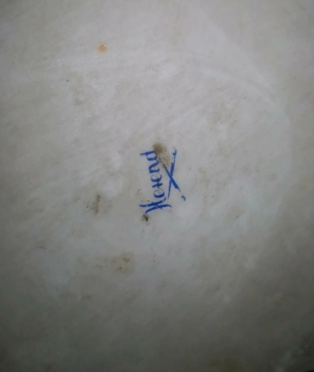 Rare hand painted antique Herend ashtray - Image 2