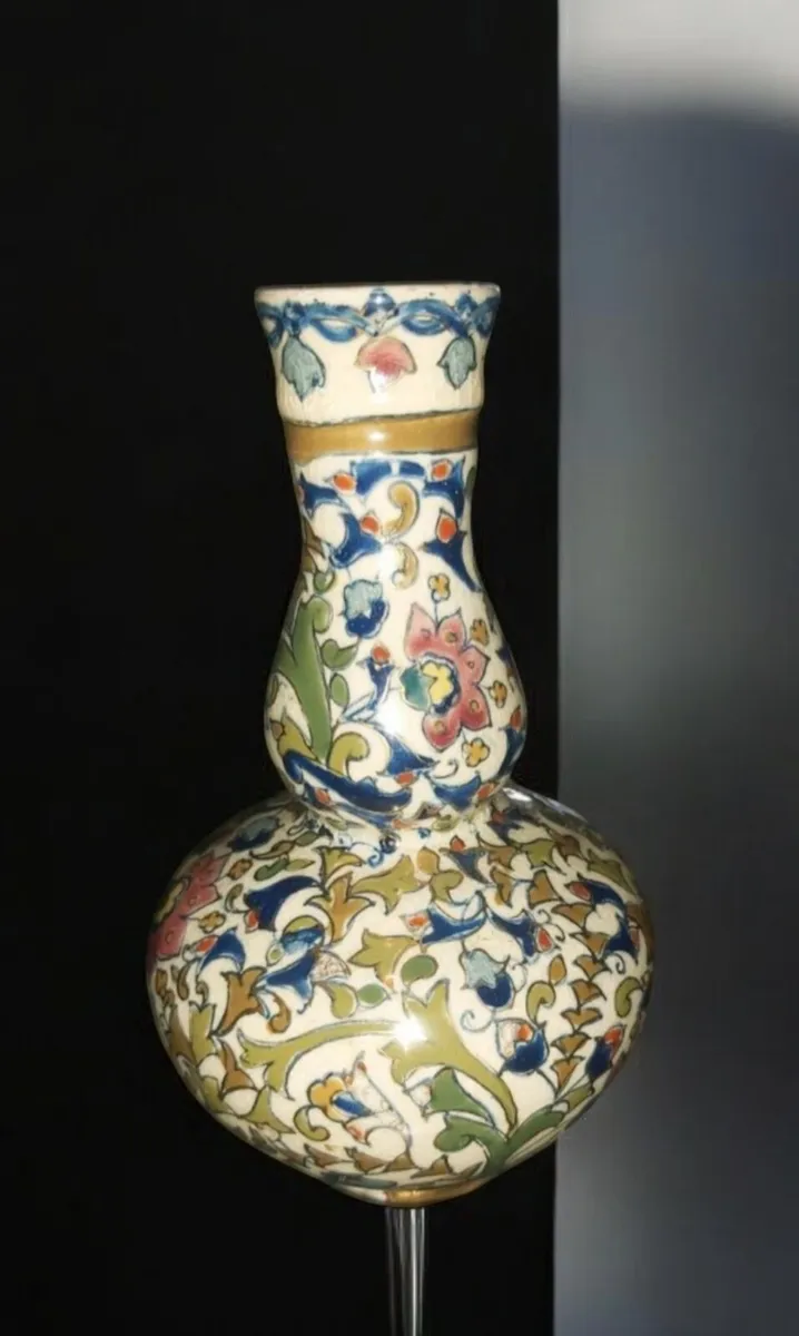 Rare 19th century Fischer vase - Image 2