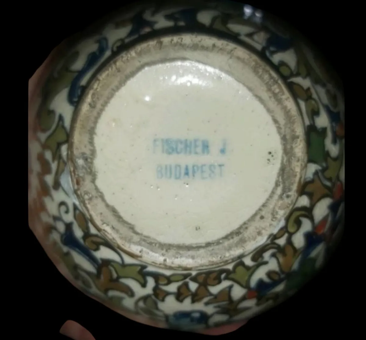 Rare 19th century Fischer vase - Image 3