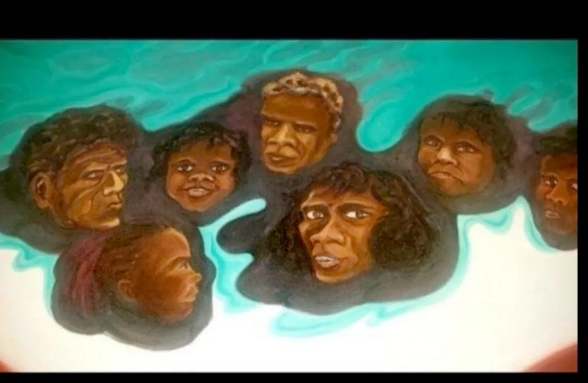 Large abstract Jill Teck painting with certificate - Image 1