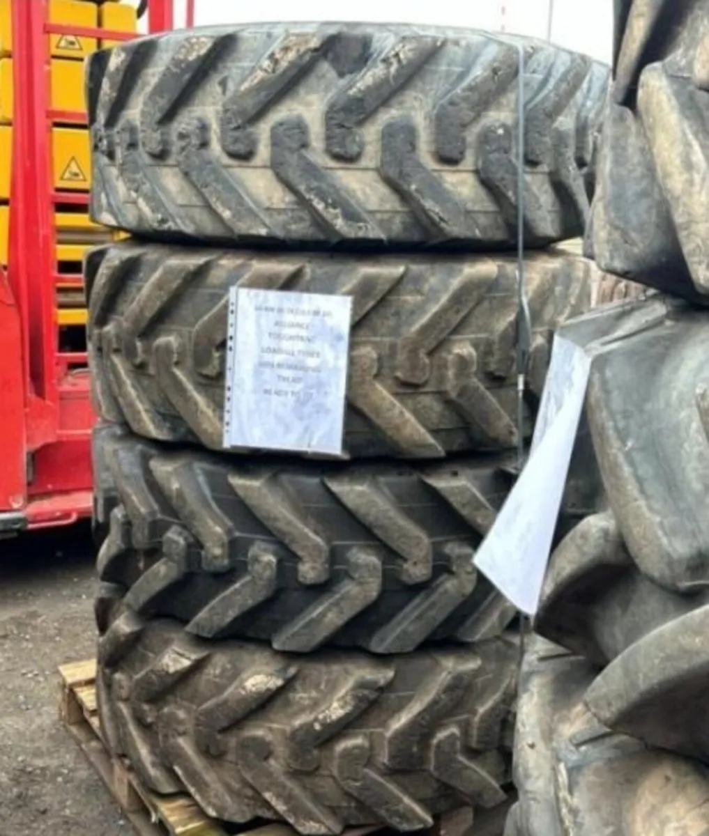 4 x ALLIANCE TOUGH TRAC loadall tyres (15.5 80 24) - Image 1
