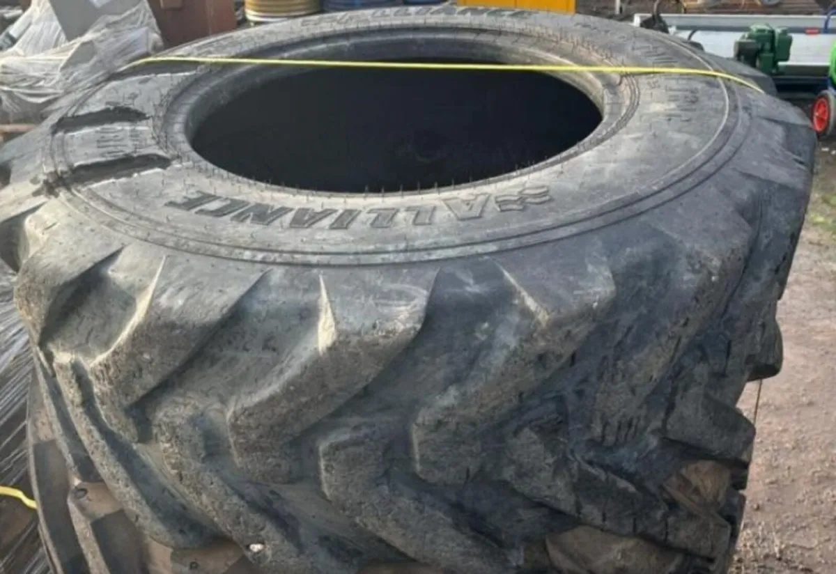 4 x ALLIANCE TOUGH TRAC loadall tyres (15.5 80 24) - Image 2