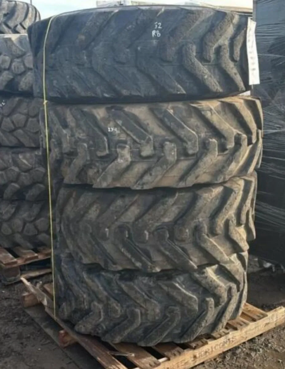 4 x ALLIANCE TOUGH TRAC loadall tyres (15.5 80 24) - Image 1