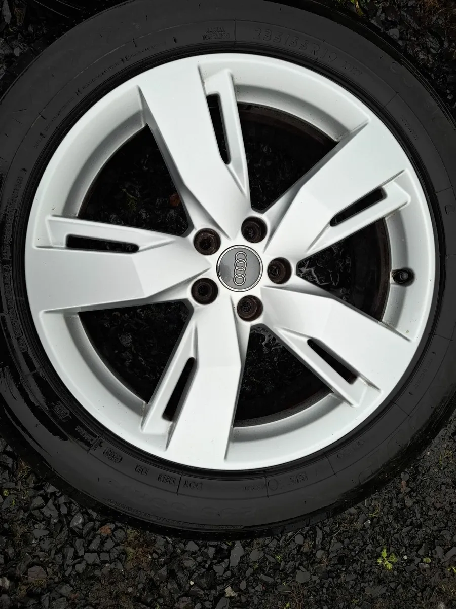 19" Genuine Audi Q5 S Line Alloys with tyres - Image 1
