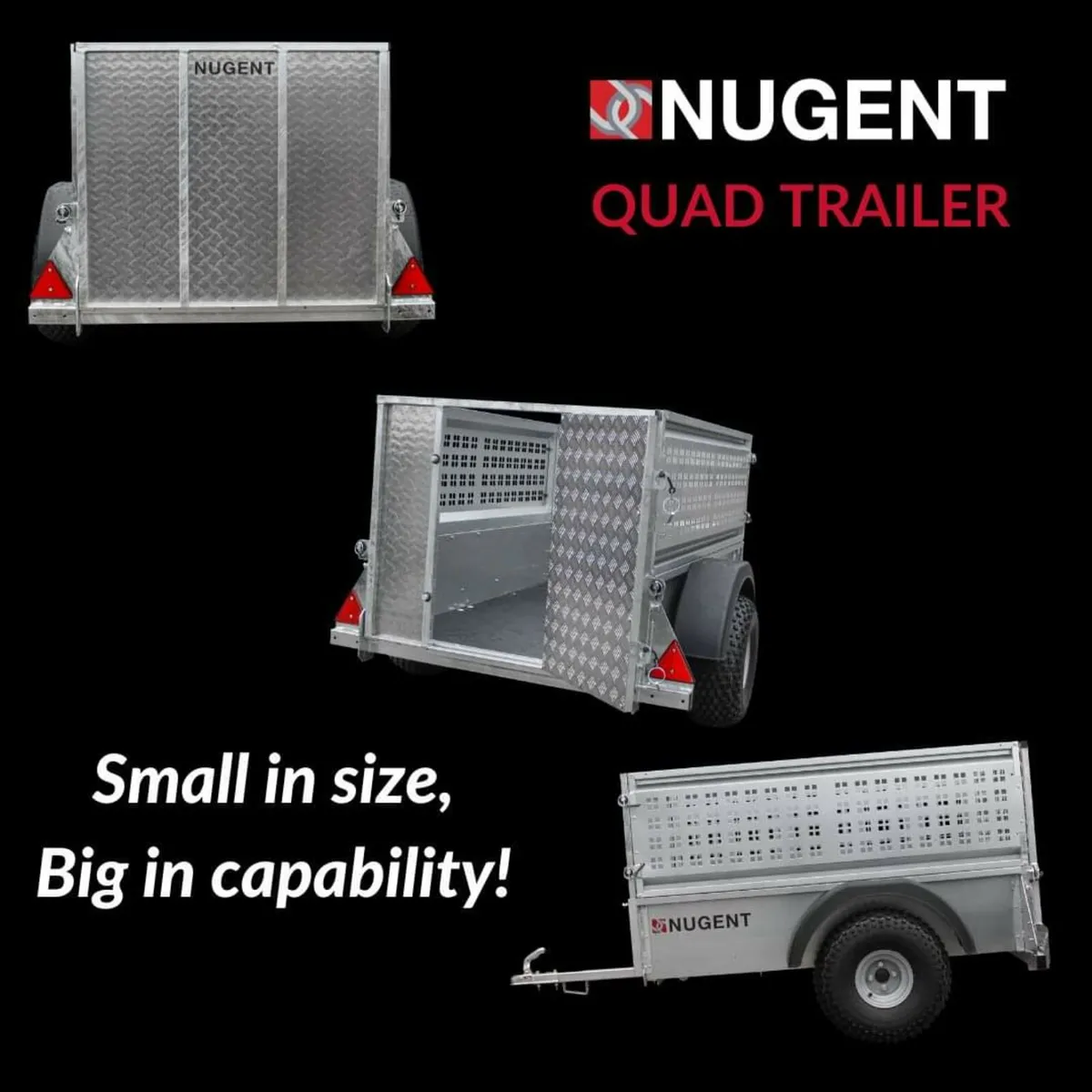 New nugent 6x3ft off road quad trailer - Image 4