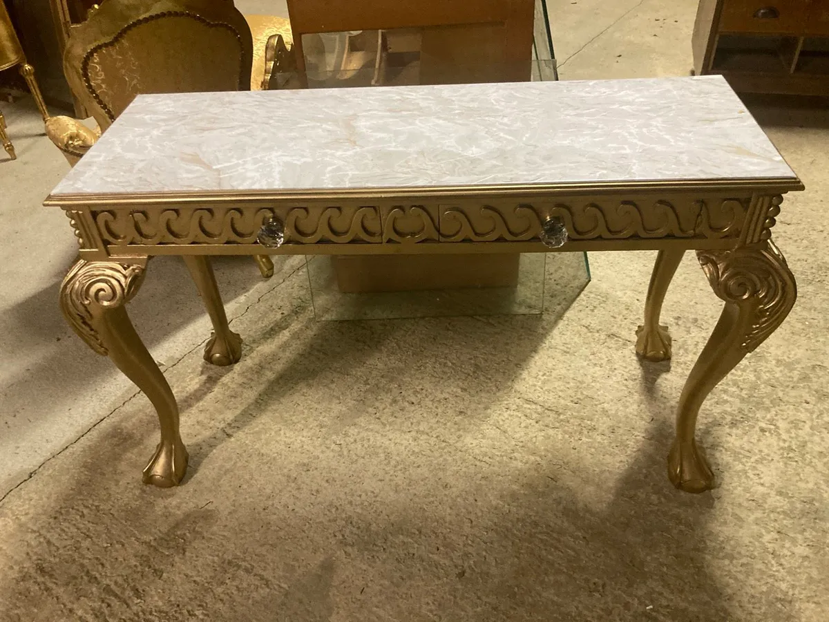 Console gold table nationwide delivery available - Image 1
