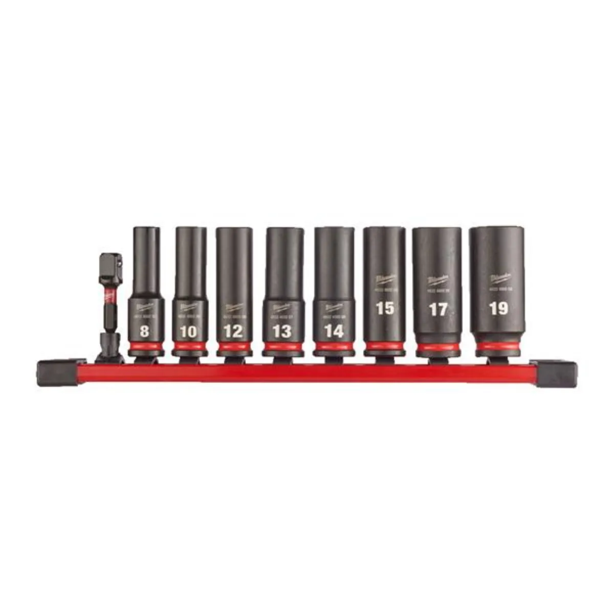 Milwaukee 3/8″ Shockwave Deep Impact Socket Set - Image 1