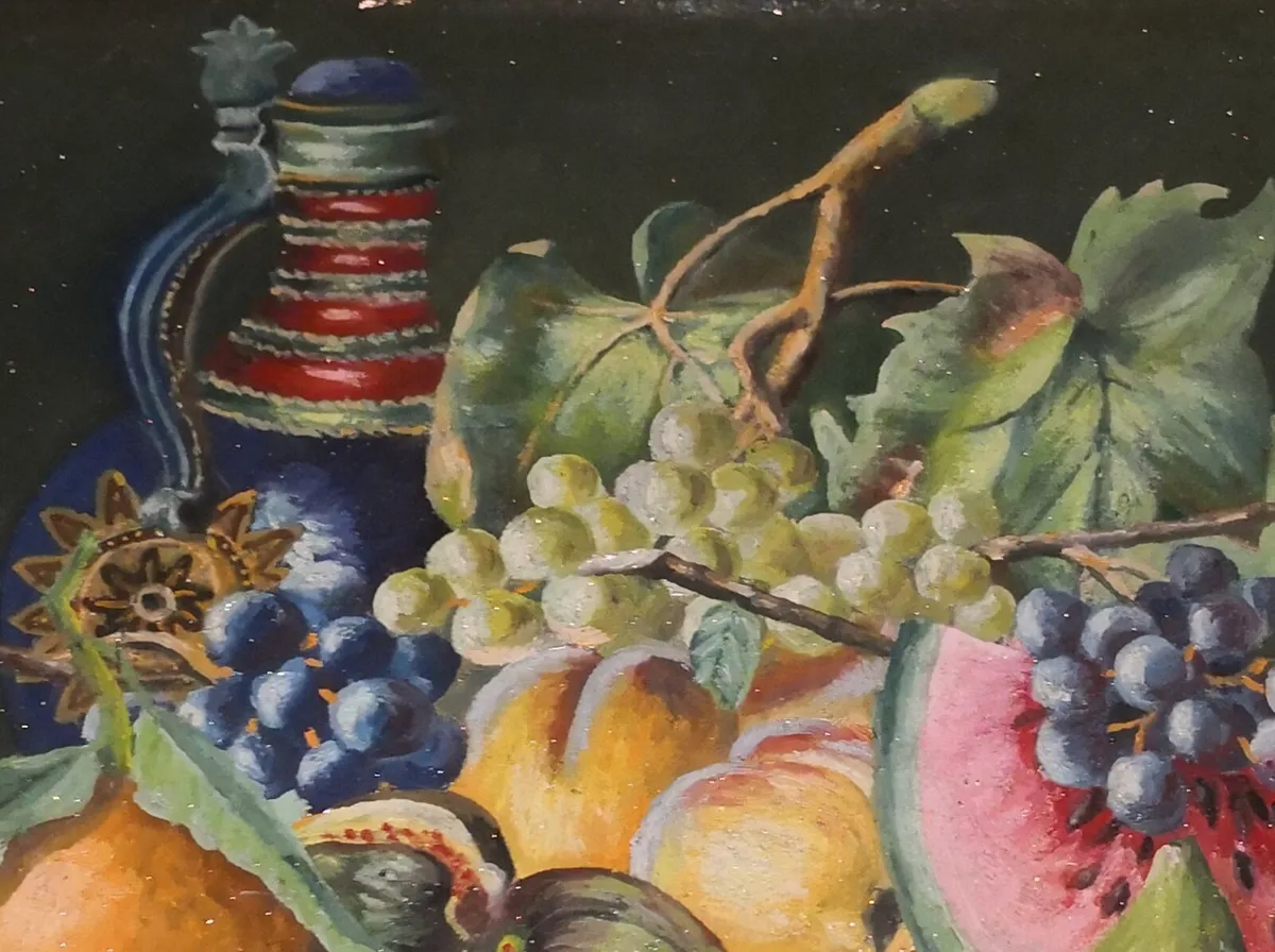 Beautiful antique oil painting - Image 3