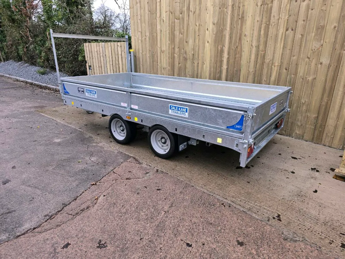 Dale kane 12x6ft general purpose dropside trailer - Image 1