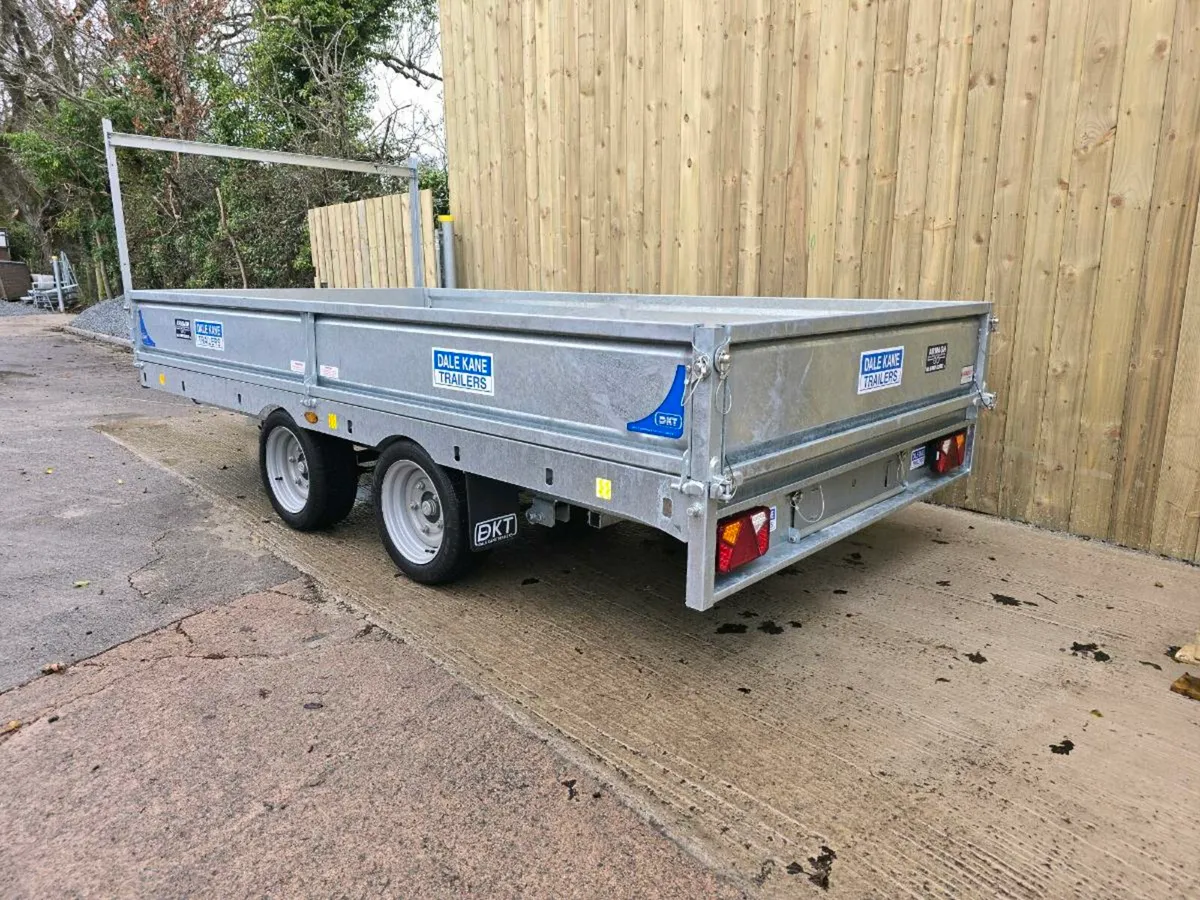 Dale kane 12x6ft general purpose dropside trailer - Image 1