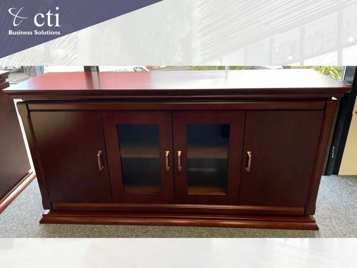 In Stock! Credenza Walnut Storage Units- Brand New - Image 2