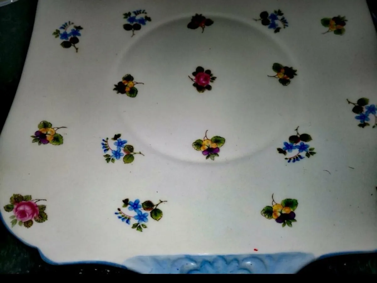 1940s gorgeous Shelley dessert set - Image 3