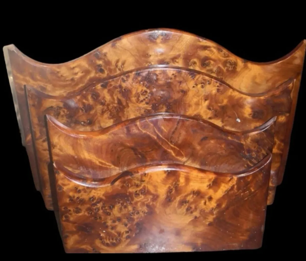 Precious old Moroccan Tuya box and letter holder - Image 3