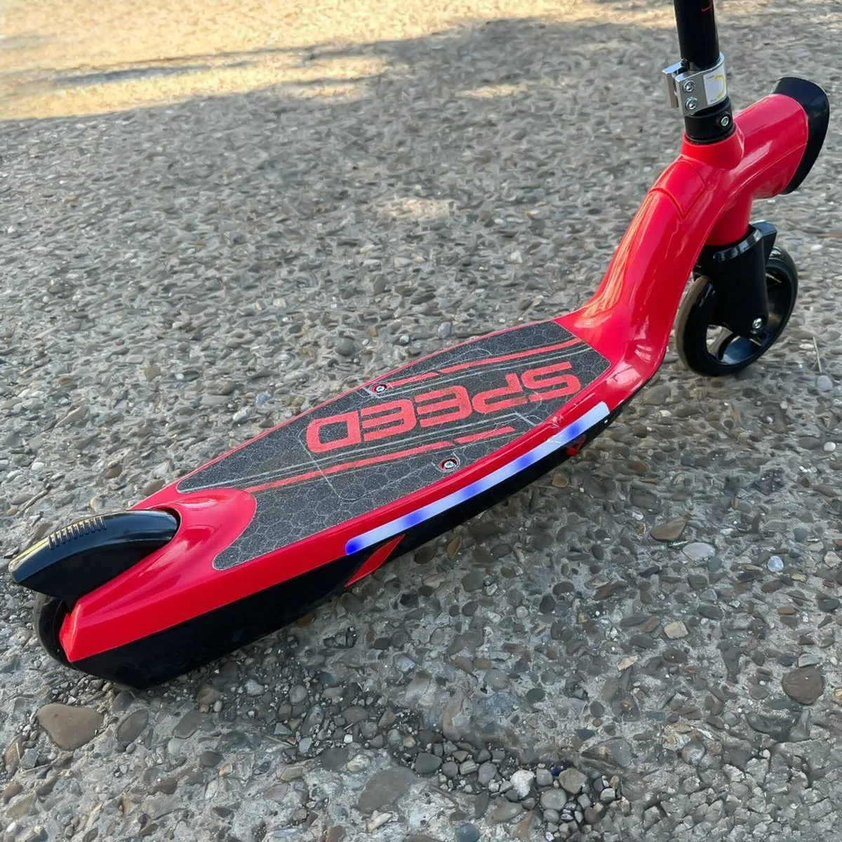 Prizm Kids 12V Electric Scooter with Lights Red - Image 2