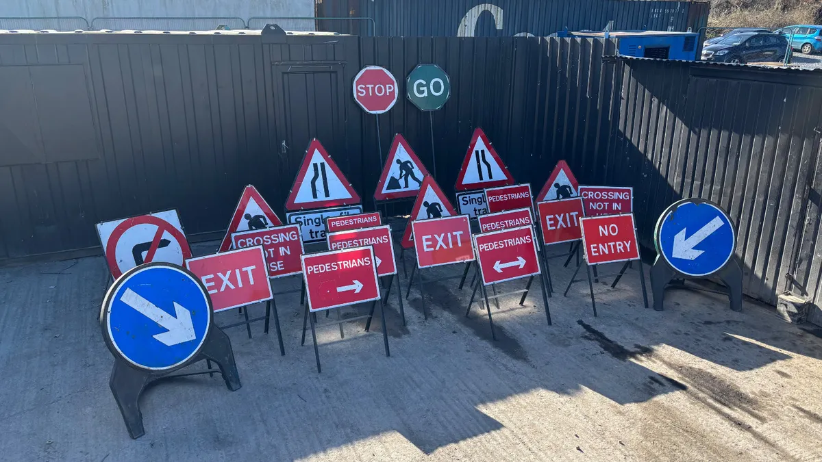 Large Variety of Road Signs - Image 1